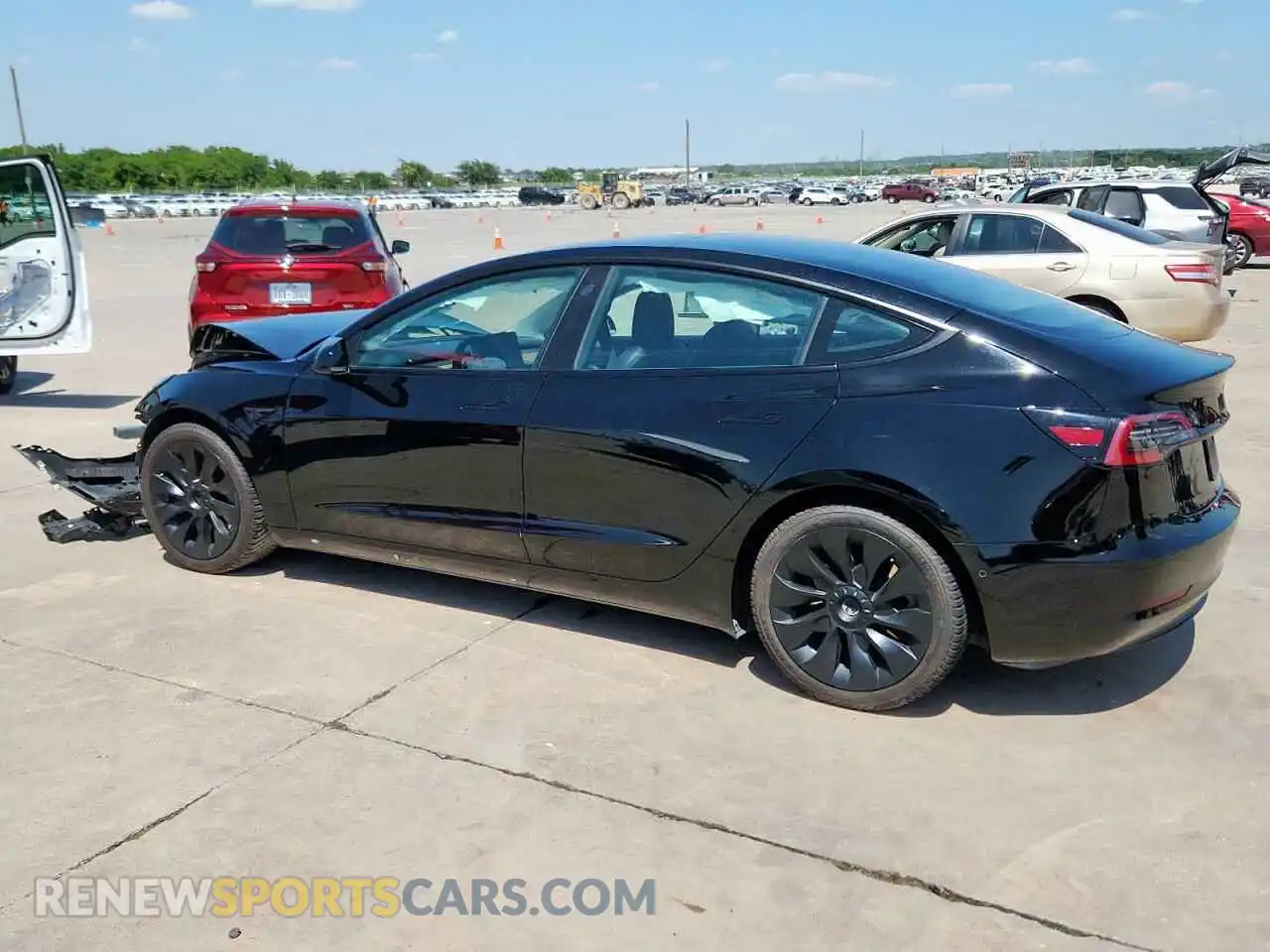 2 Фотография поврежденного автомобиля 5YJ3E1EA4MF867155 TESLA MODEL 3 2021