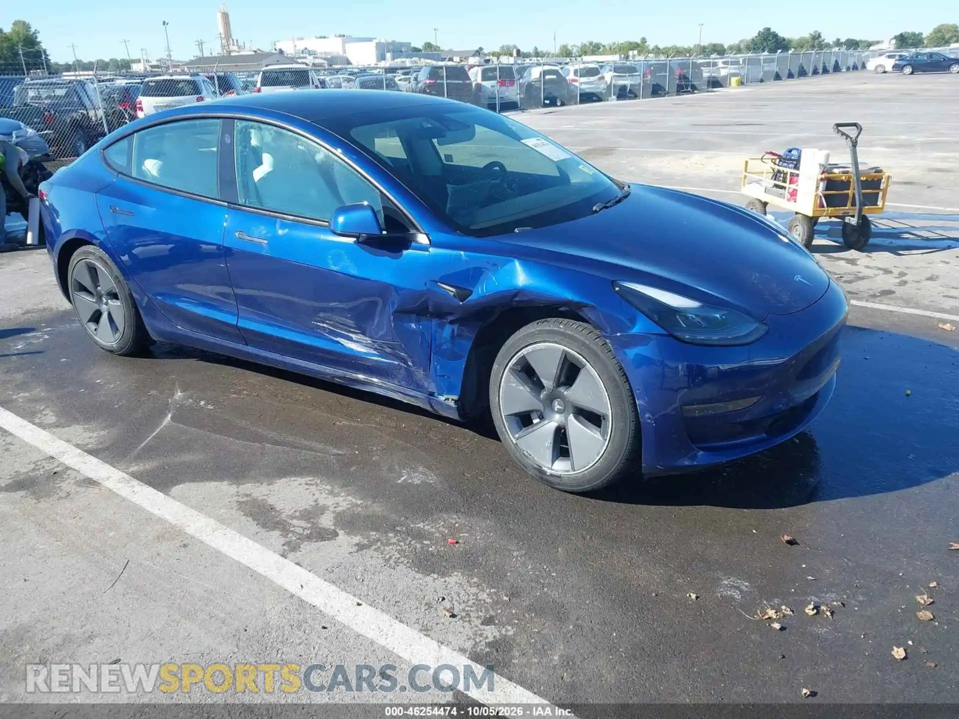 1 fotografías del automóvil dañado 5YJ3E1EA4MF871111 TESLA MODEL 3 2021
