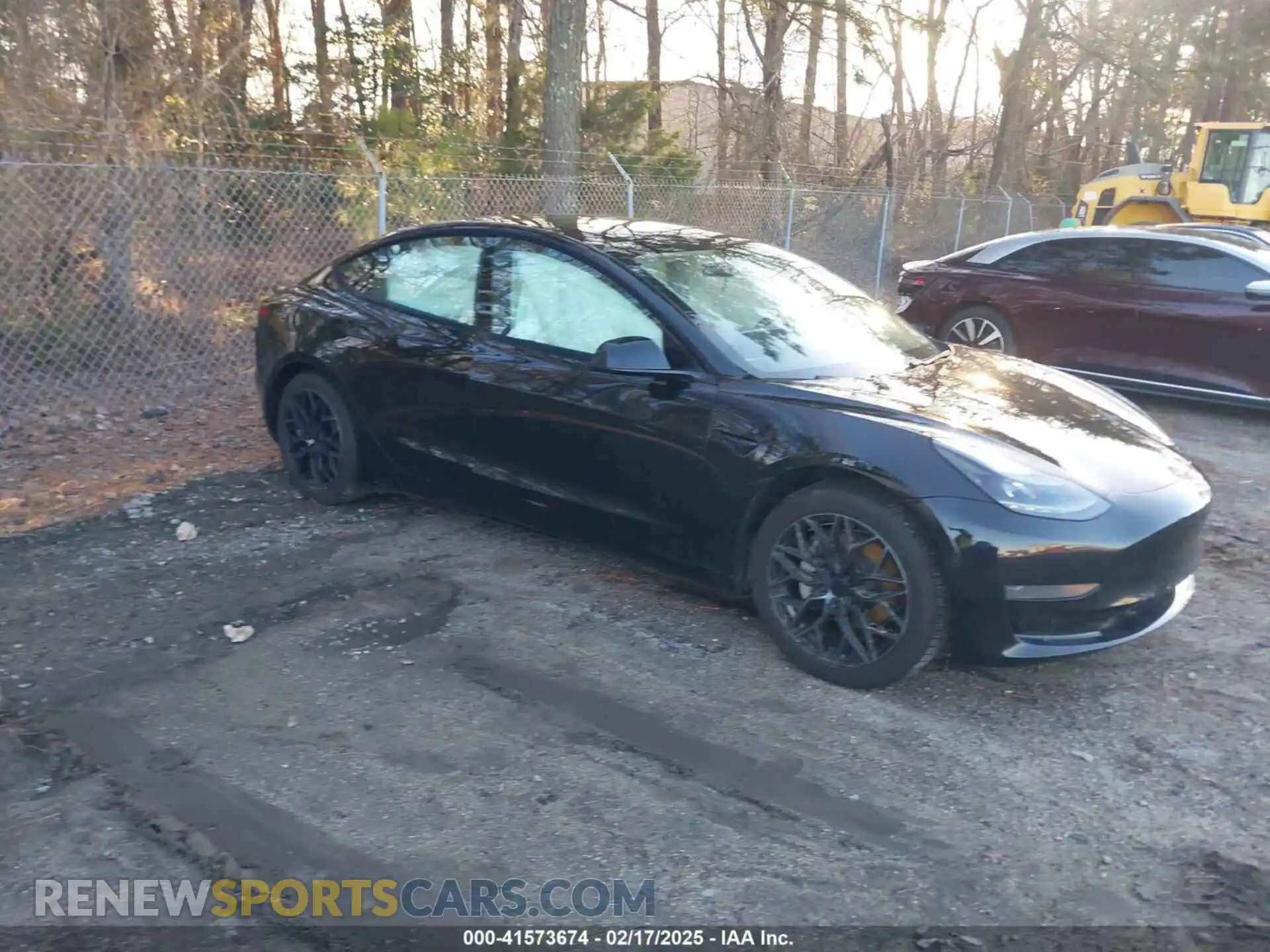 1 Photograph of a damaged car 5YJ3E1EA4MF875742 TESLA MODEL 3 2021