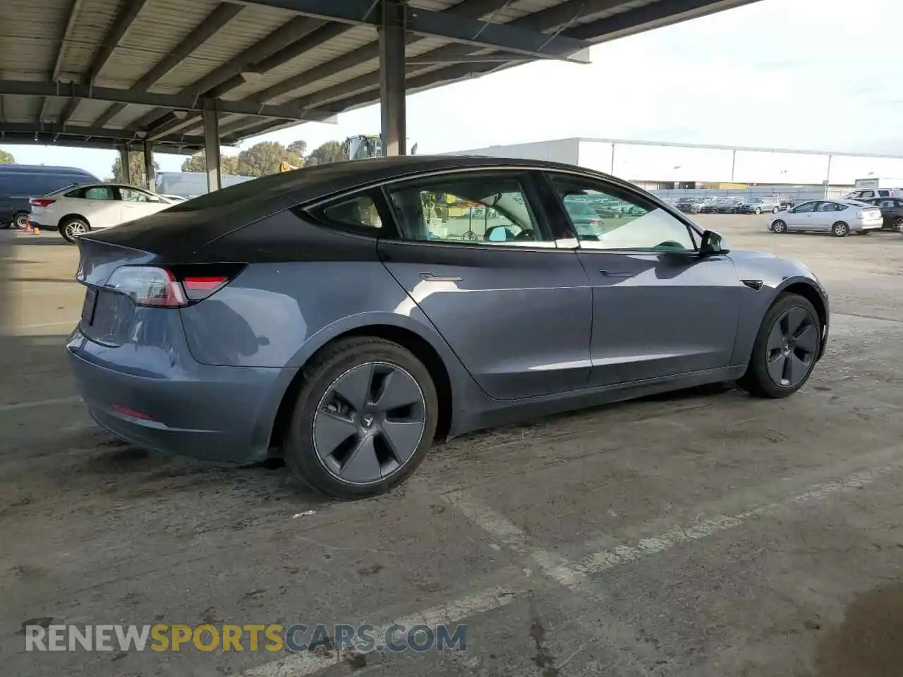 3 Photograph of a damaged car 5YJ3E1EA4MF876034 TESLA MODEL 3 2021