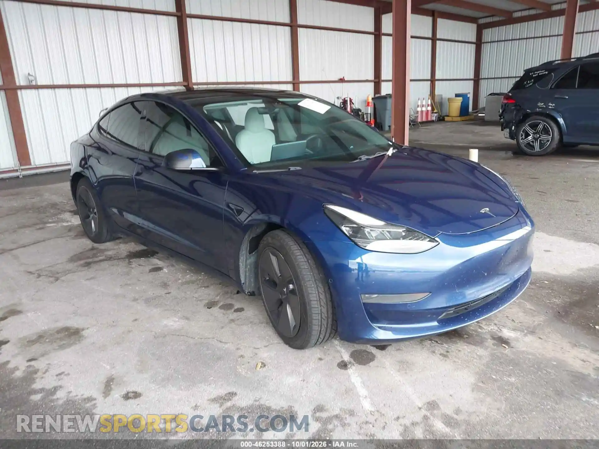 1 Photograph of a damaged car 5YJ3E1EA4MF920789 TESLA MODEL 3 2021
