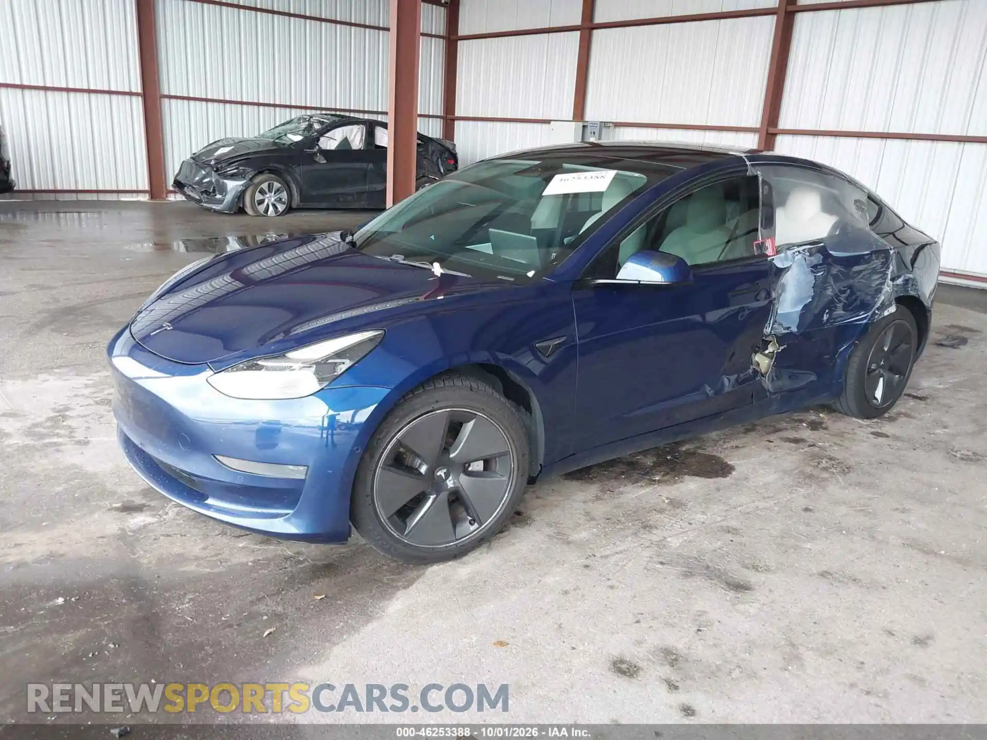2 Photograph of a damaged car 5YJ3E1EA4MF920789 TESLA MODEL 3 2021