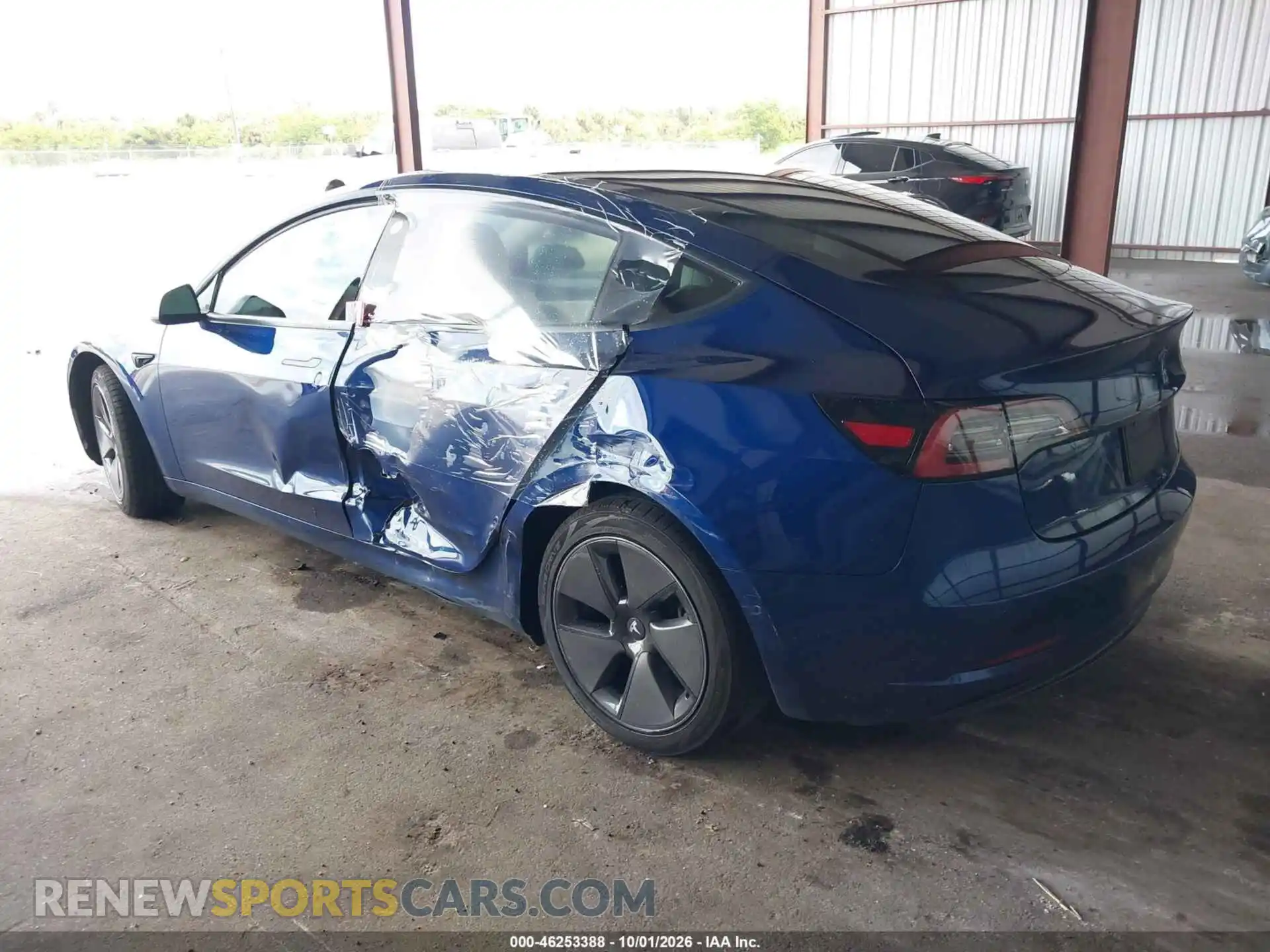 3 Photograph of a damaged car 5YJ3E1EA4MF920789 TESLA MODEL 3 2021