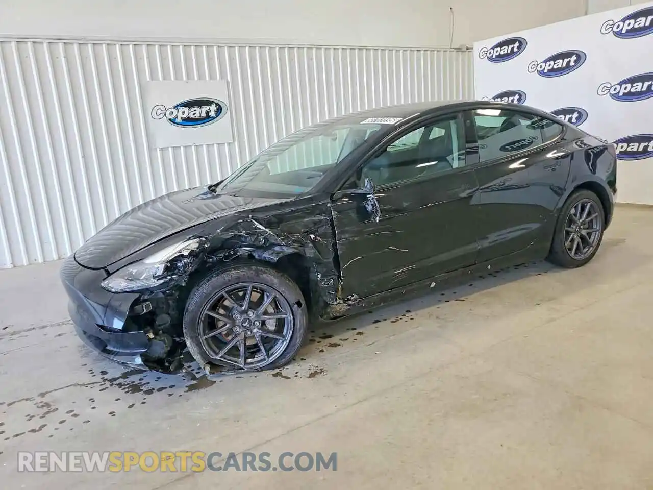 1 Фотография поврежденного автомобиля 5YJ3E1EA4MF920792 TESLA MODEL 3 2021
