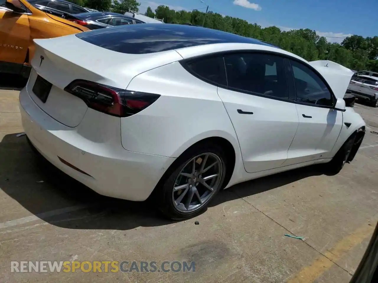 3 Фотография поврежденного автомобиля 5YJ3E1EA4MF929654 TESLA MODEL 3 2021