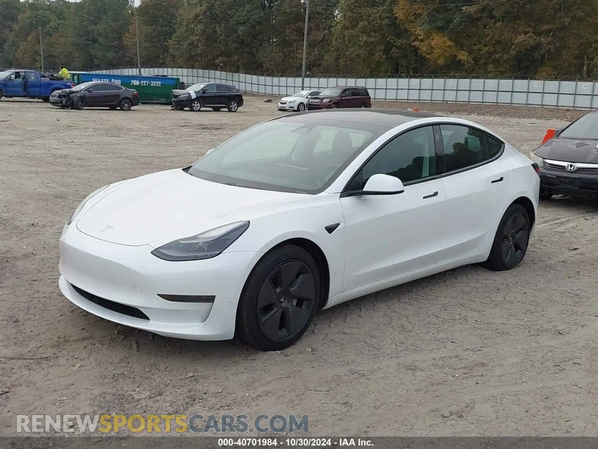 2 Photograph of a damaged car 5YJ3E1EA4MF942789 TESLA MODEL 3 2021