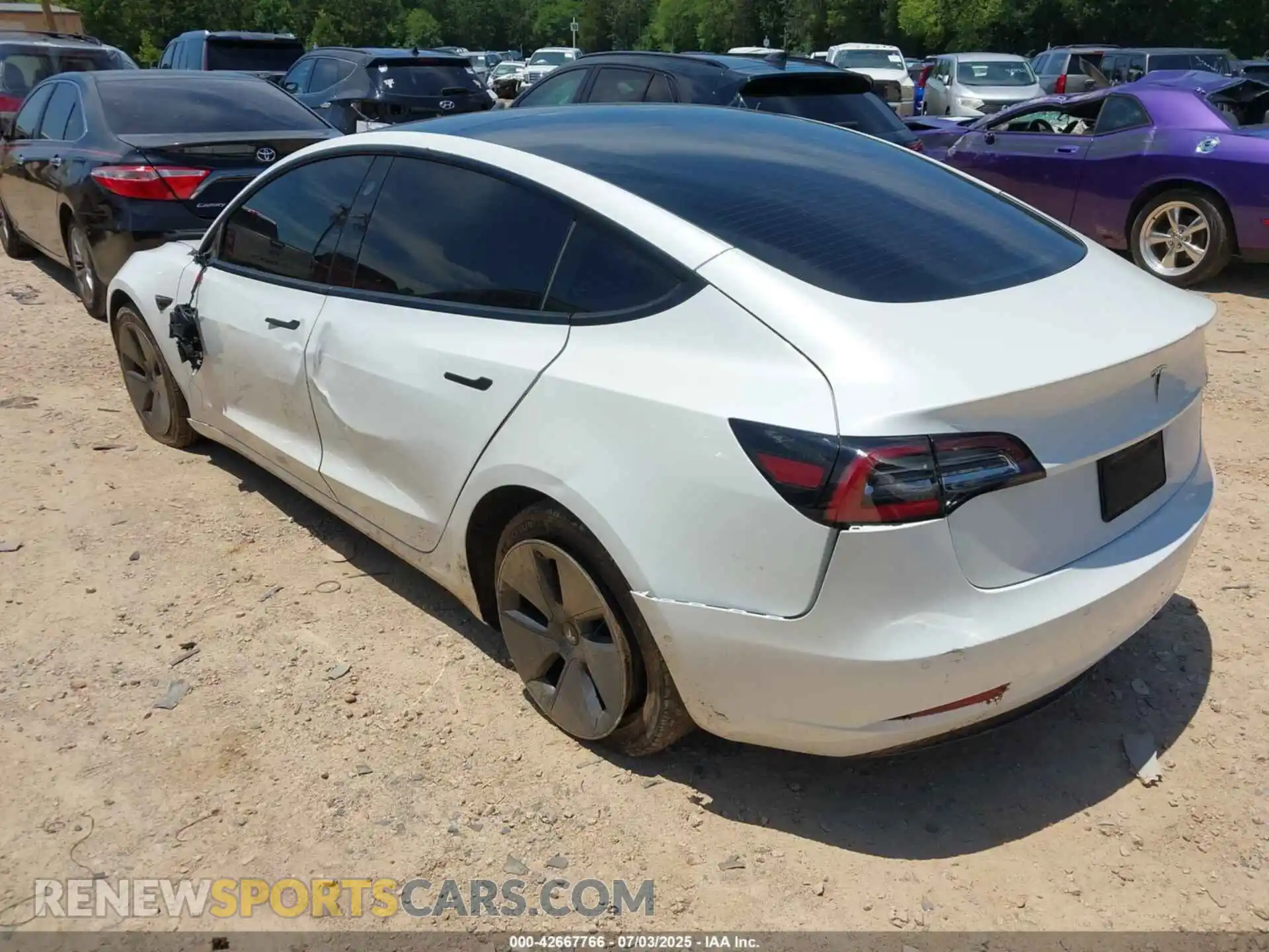 3 Фотография поврежденного автомобиля 5YJ3E1EA4MF976263 TESLA MODEL 3 2021
