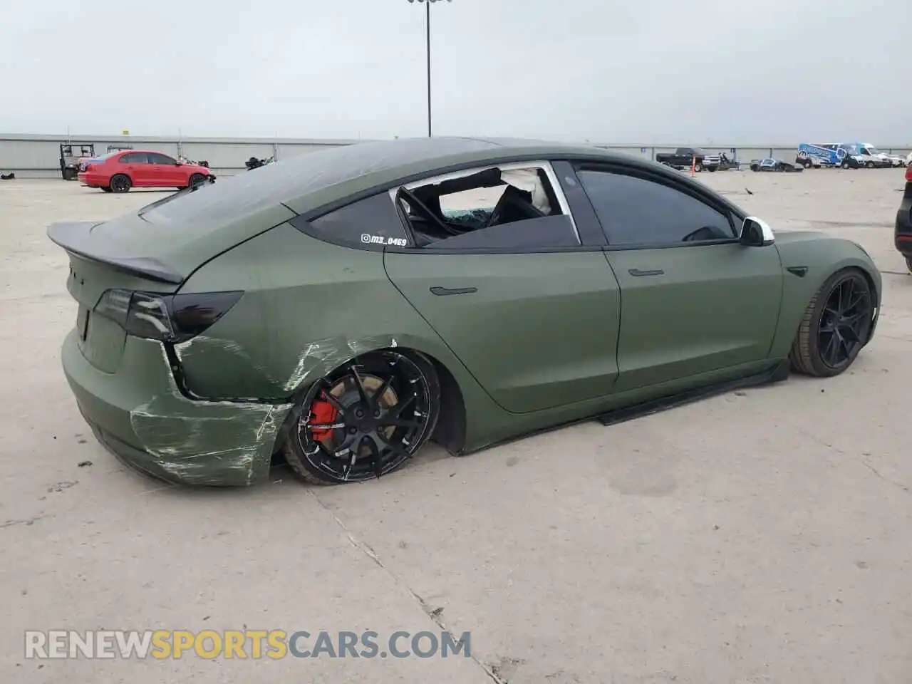 3 Photograph of a damaged car 5YJ3E1EA4MF977784 TESLA MODEL 3 2021