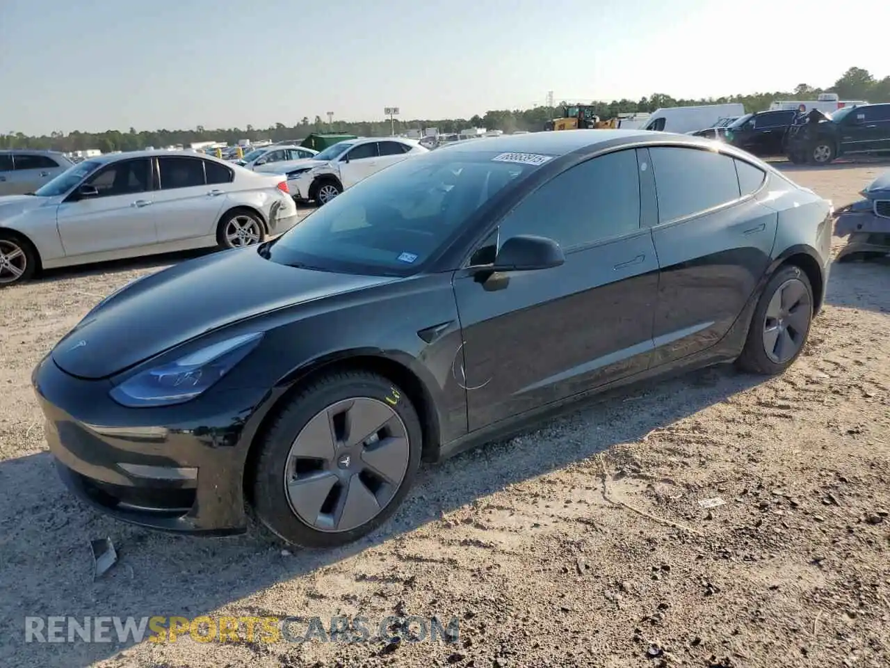 1 Фотография поврежденного автомобиля 5YJ3E1EA4MF991118 TESLA MODEL 3 2021