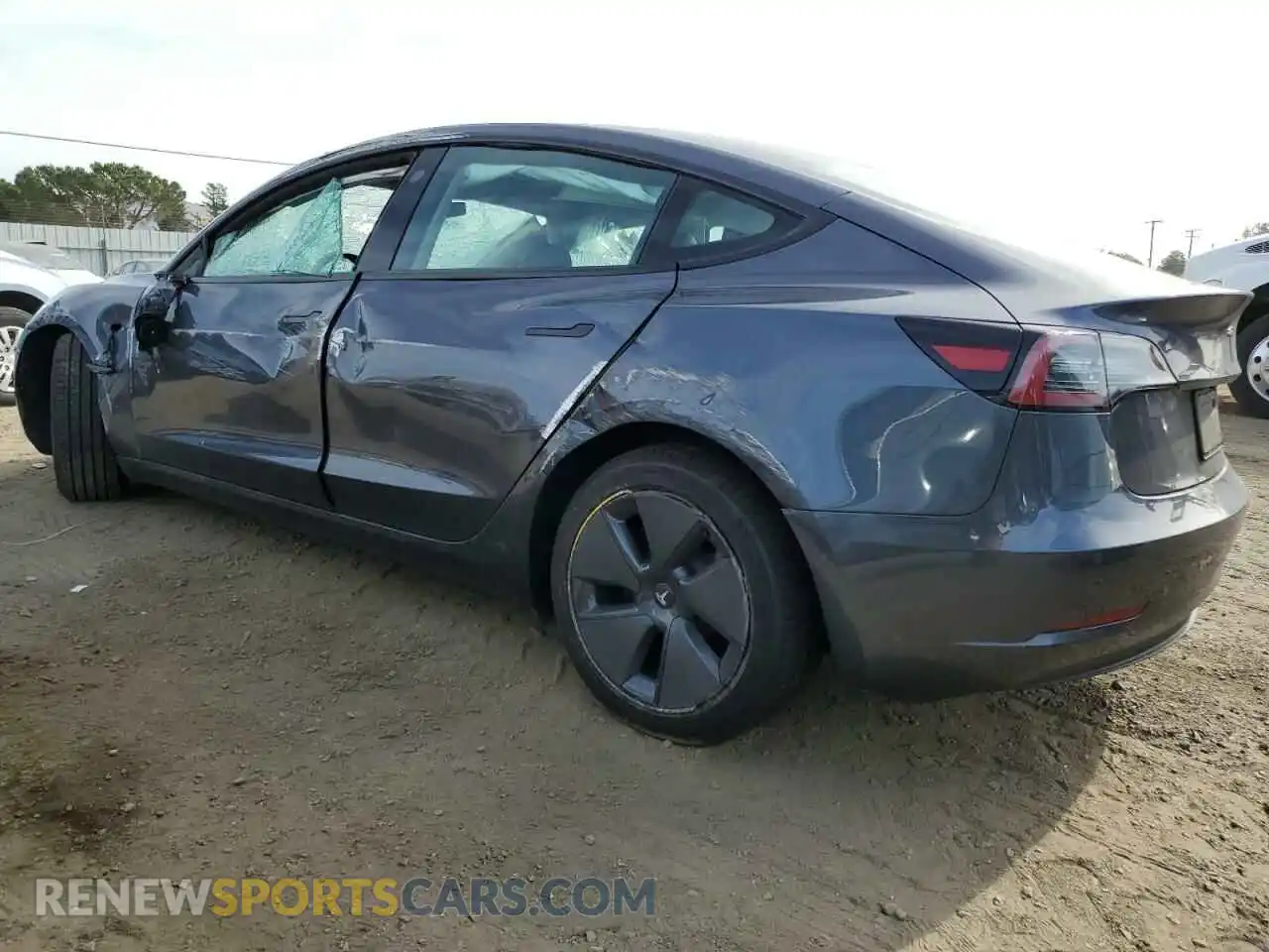 2 Photograph of a damaged car 5YJ3E1EA4MF994679 TESLA MODEL 3 2021