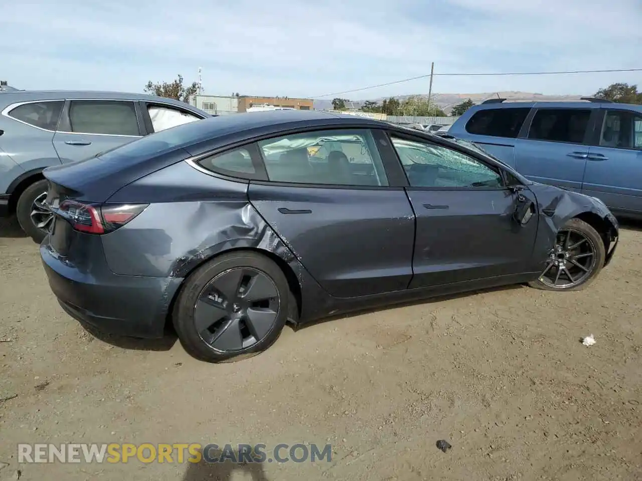 3 Photograph of a damaged car 5YJ3E1EA4MF994679 TESLA MODEL 3 2021