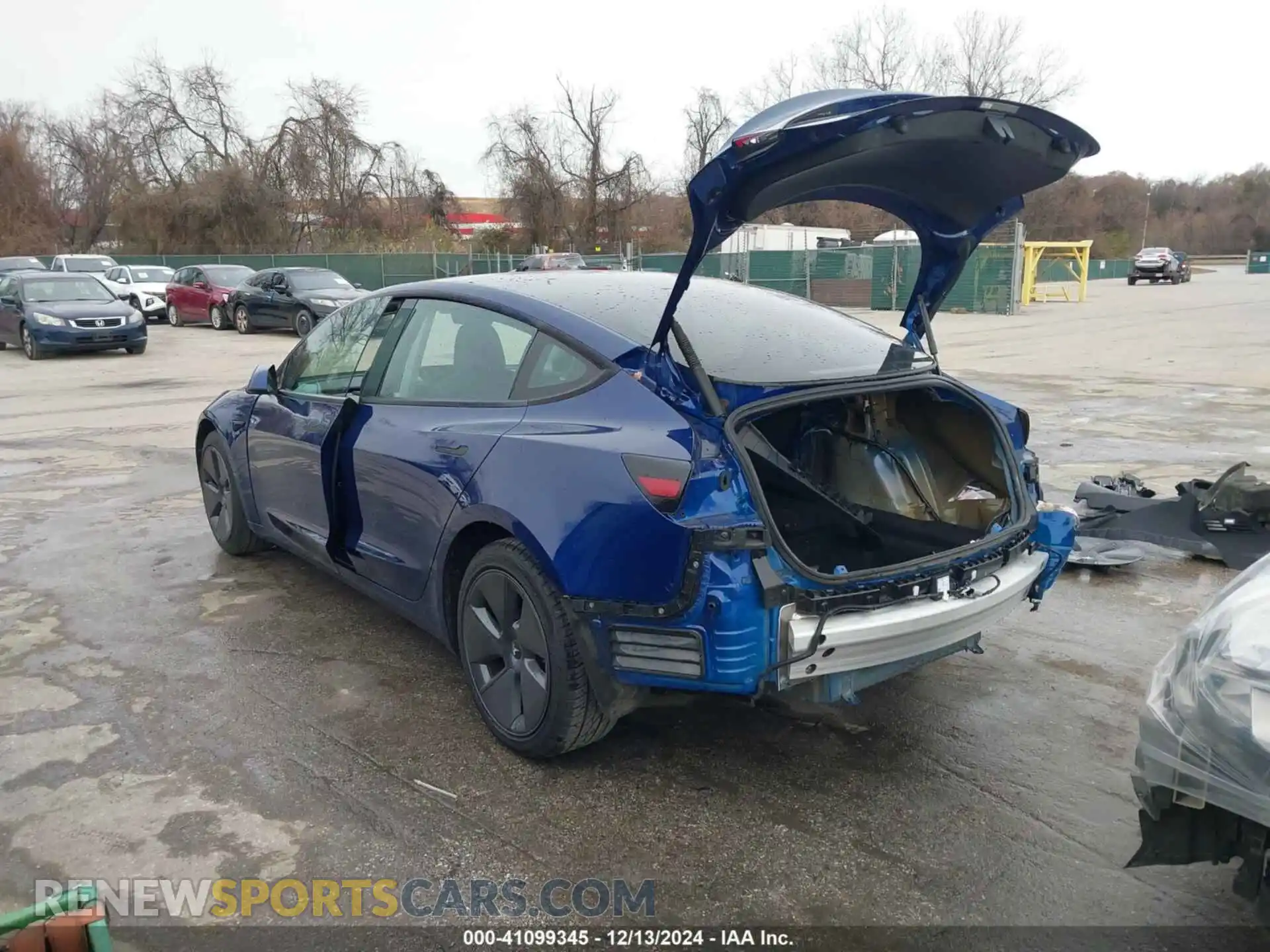 3 Photograph of a damaged car 5YJ3E1EA5MF017518 TESLA MODEL 3 2021