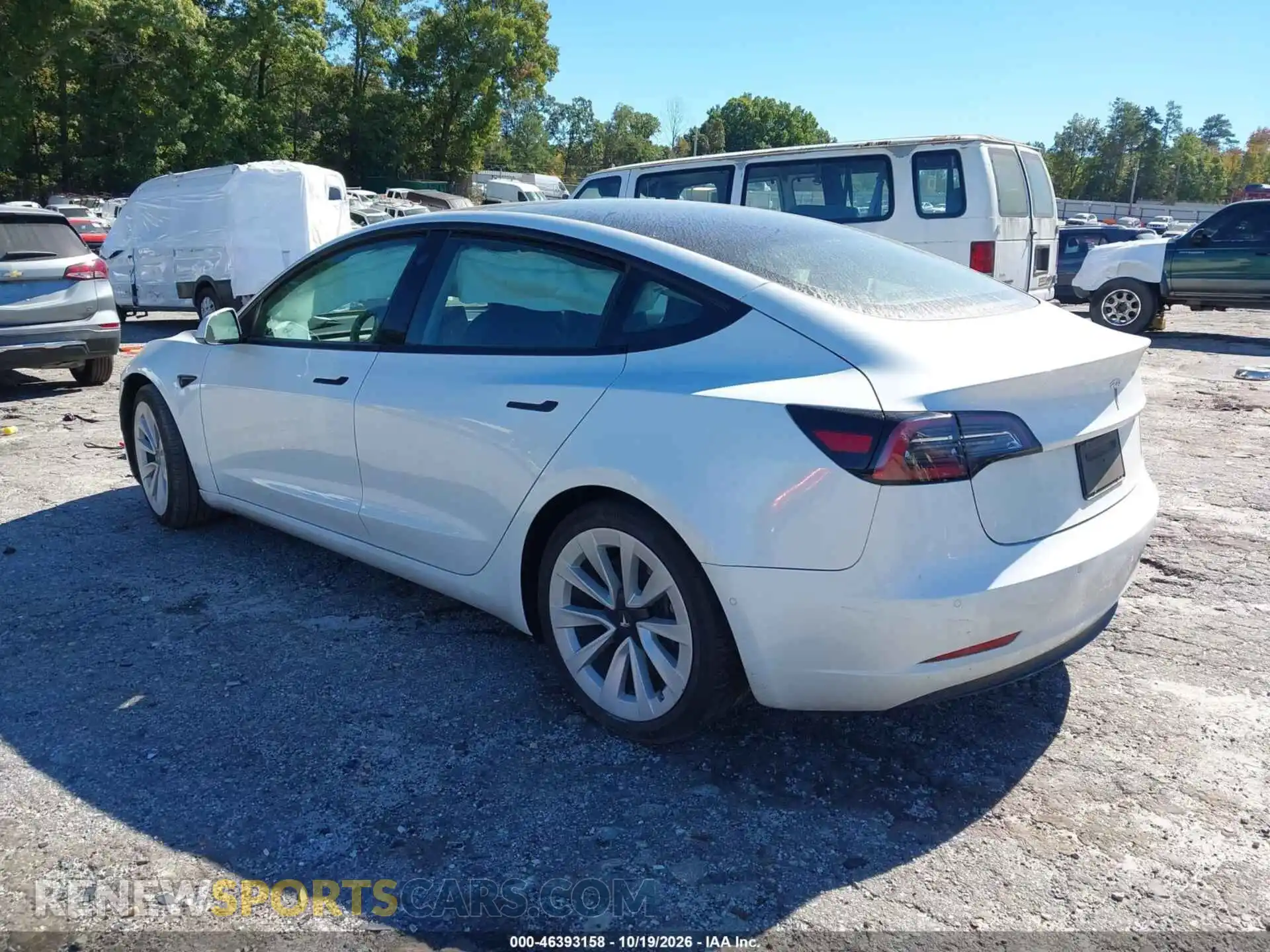 3 Photograph of a damaged car 5YJ3E1EA5MF051846 TESLA MODEL 3 2021