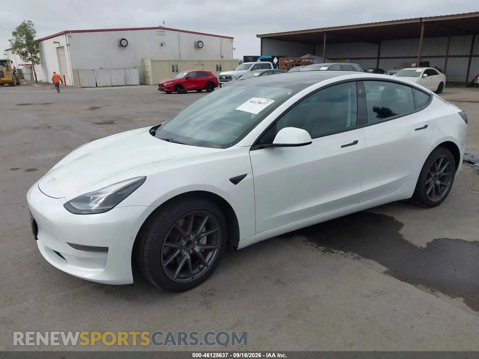 2 Photograph of a damaged car 5YJ3E1EA5MF074947 TESLA MODEL 3 2021