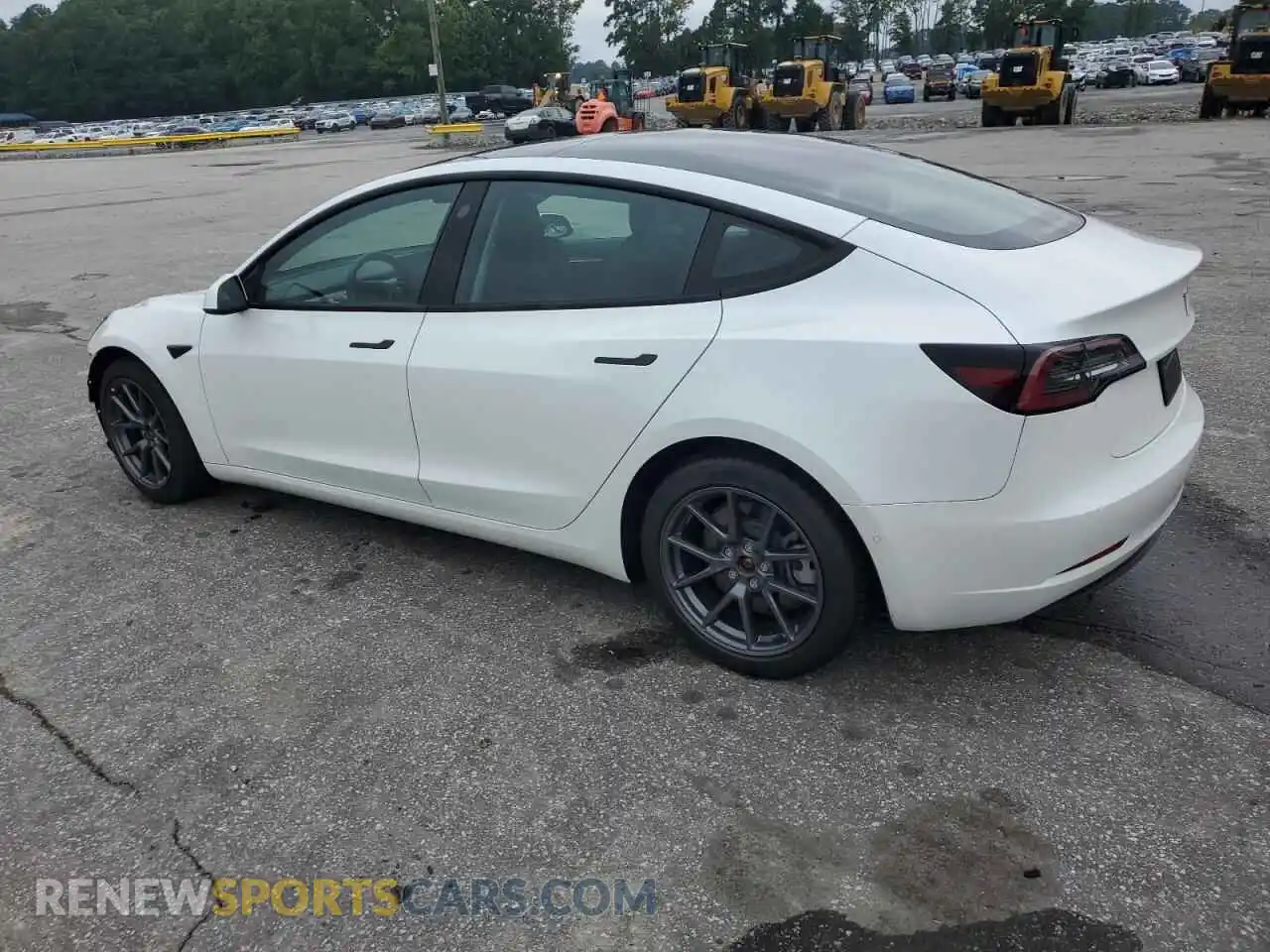 2 Фотография поврежденного автомобиля 5YJ3E1EA5MF090386 TESLA MODEL 3 2021
