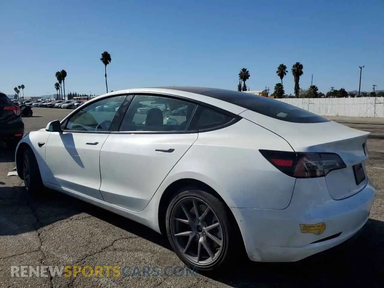 2 Photograph of a damaged car 5YJ3E1EA5MF097094 TESLA MODEL 3 2021
