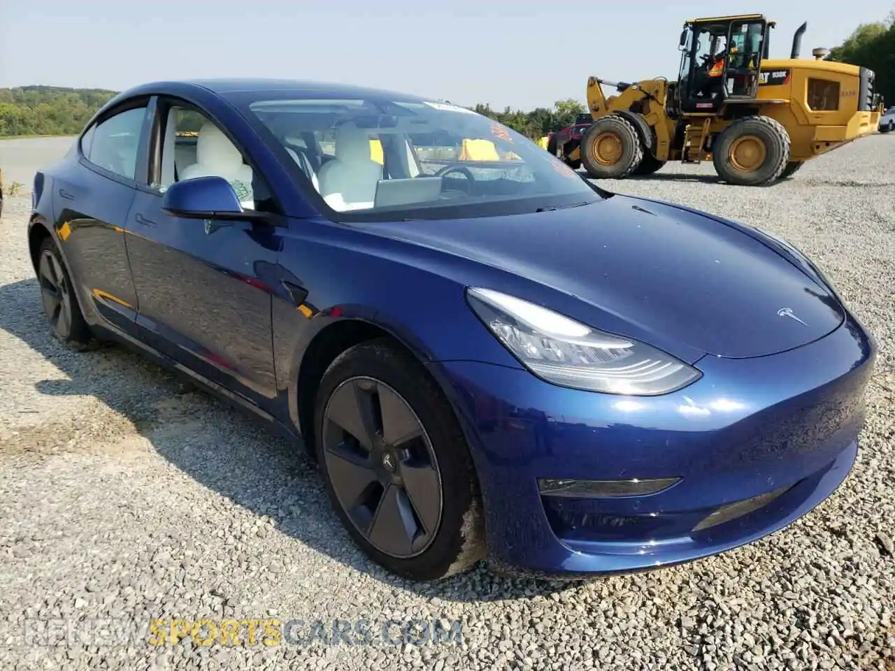 1 Photograph of a damaged car 5YJ3E1EA5MF848369 TESLA MODEL 3 2021