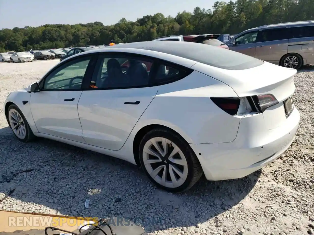 2 Фотография поврежденного автомобиля 5YJ3E1EA5MF849215 TESLA MODEL 3 2021