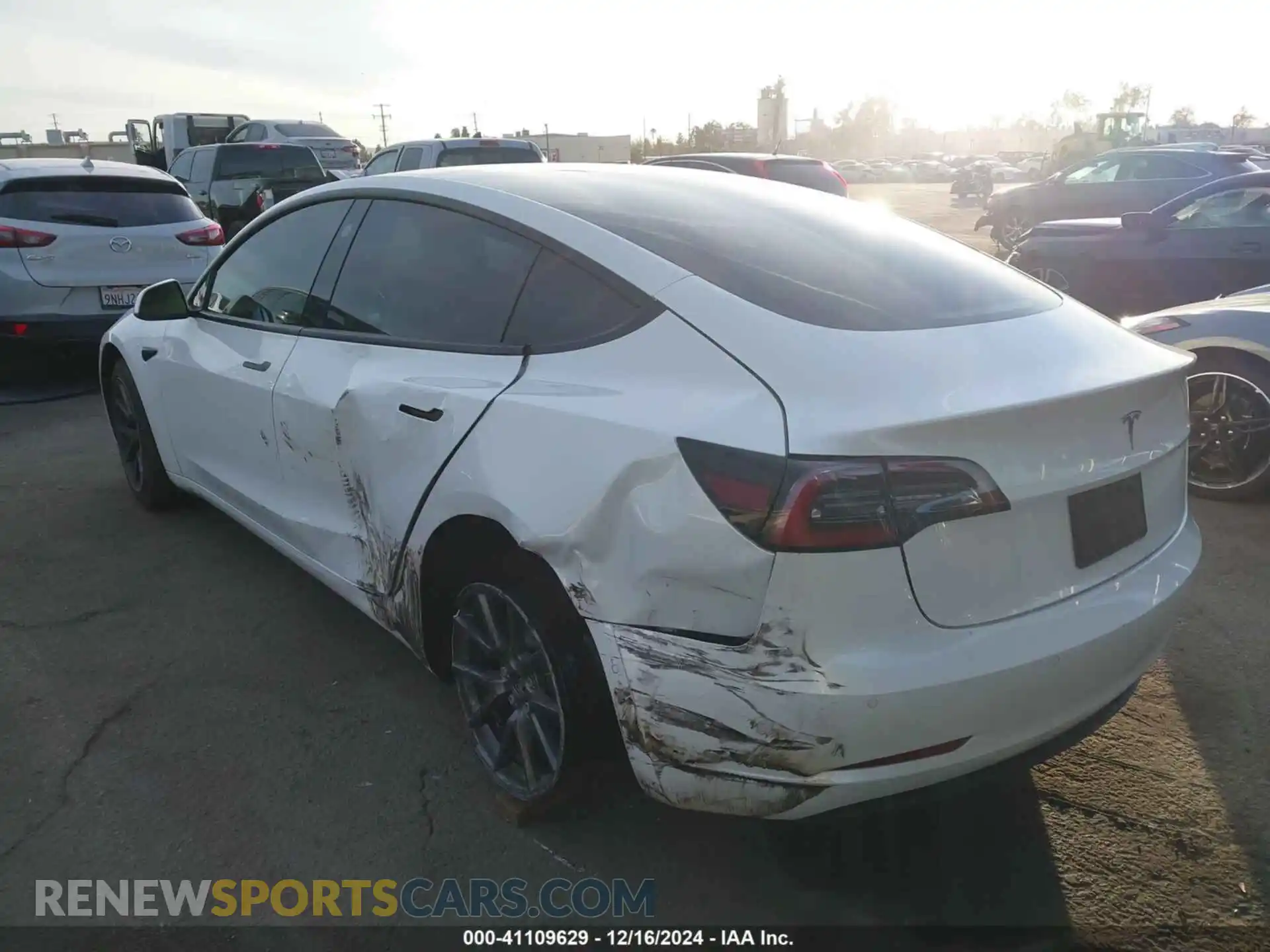 3 Photograph of a damaged car 5YJ3E1EA5MF858898 TESLA MODEL 3 2021