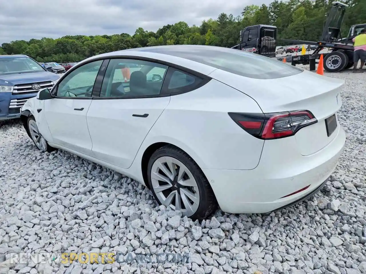 2 Фотография поврежденного автомобиля 5YJ3E1EA5MF917089 TESLA MODEL 3 2021
