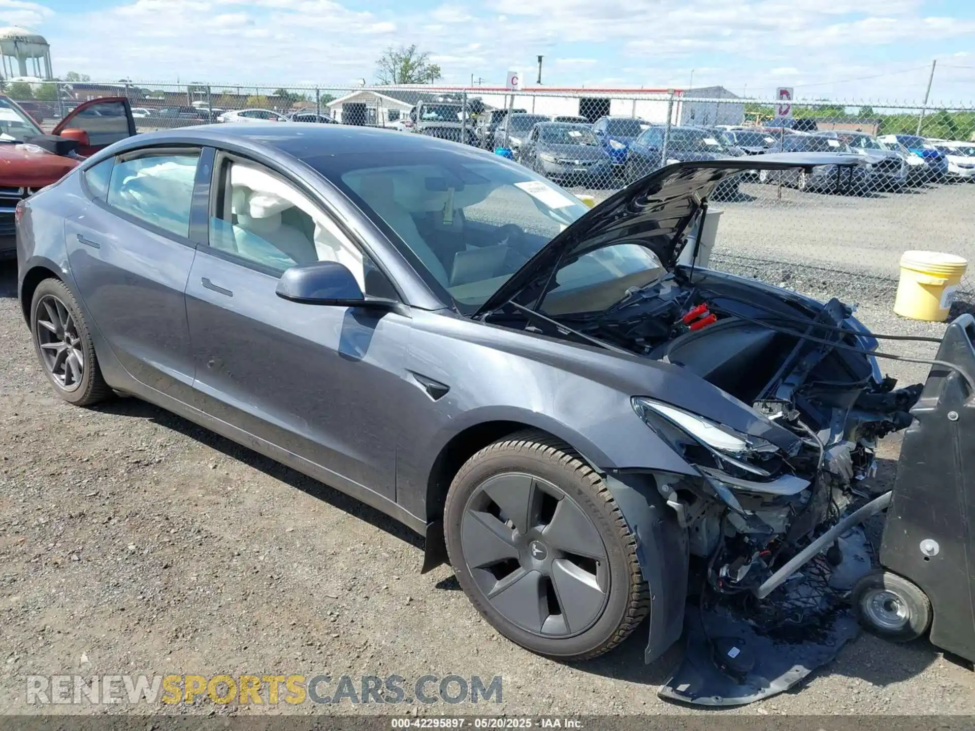 1 fotografías del automóvil dañado 5YJ3E1EA5MF920820 TESLA MODEL 3 2021