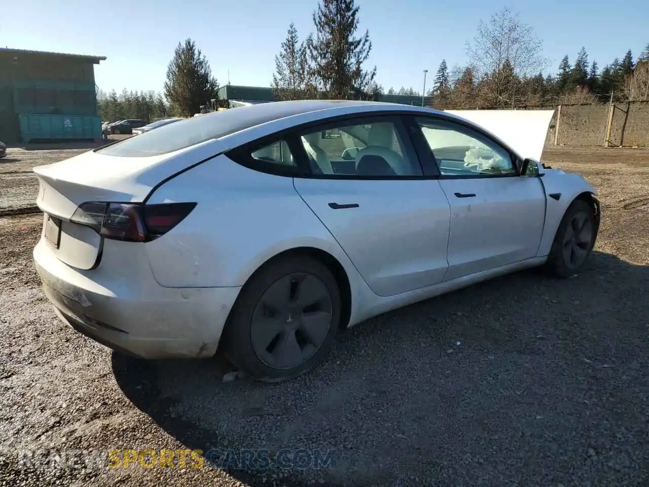 3 Photograph of a damaged car 5YJ3E1EA5MF928934 TESLA MODEL 3 2021