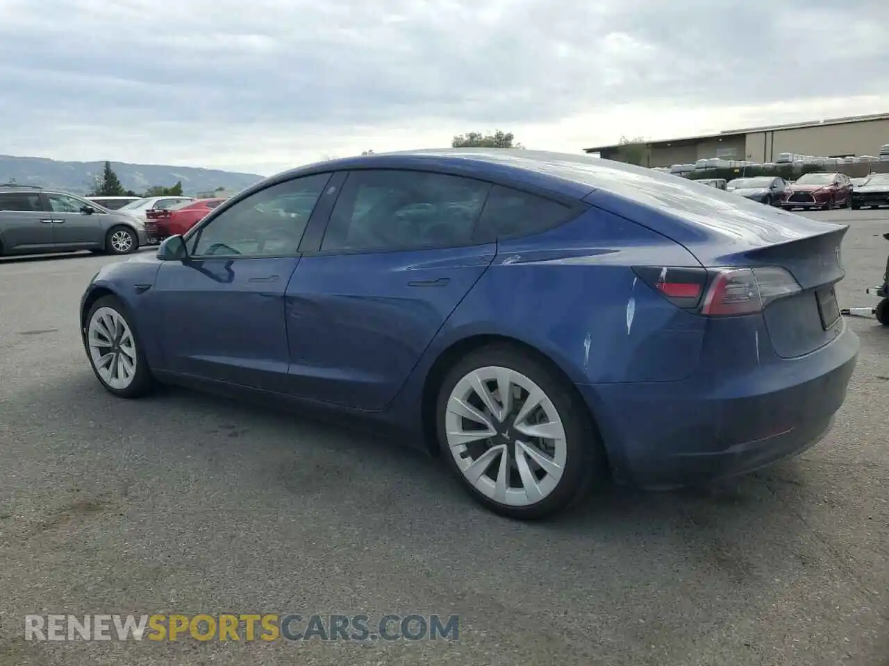 2 Photograph of a damaged car 5YJ3E1EA5MF941571 TESLA MODEL 3 2021