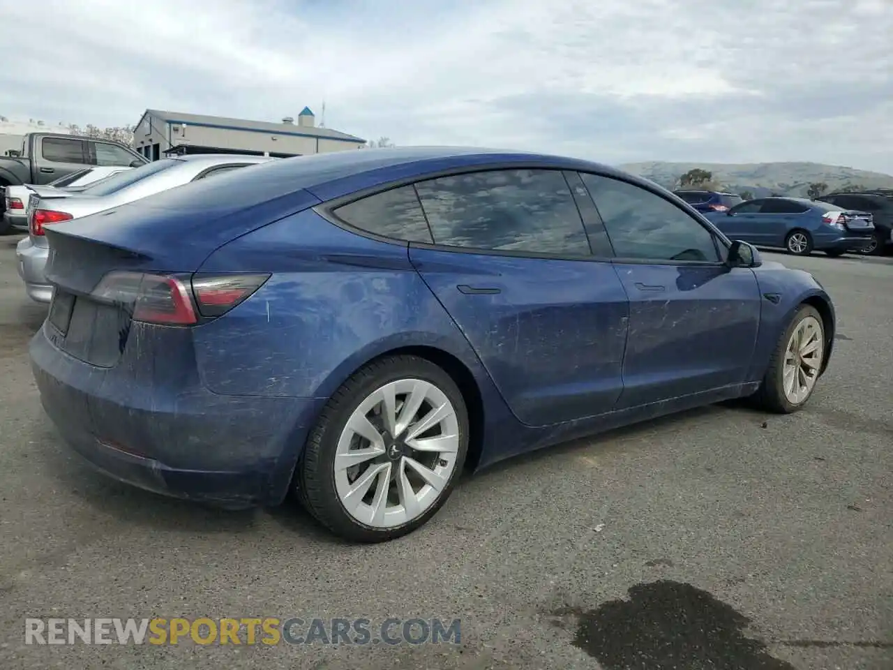 3 Photograph of a damaged car 5YJ3E1EA5MF941571 TESLA MODEL 3 2021