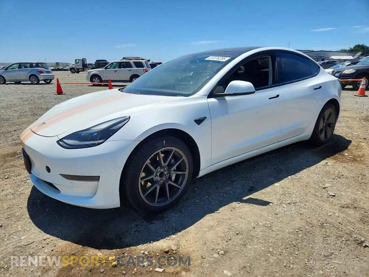 1 Фотография поврежденного автомобиля 5YJ3E1EA5MF976286 TESLA MODEL 3 2021