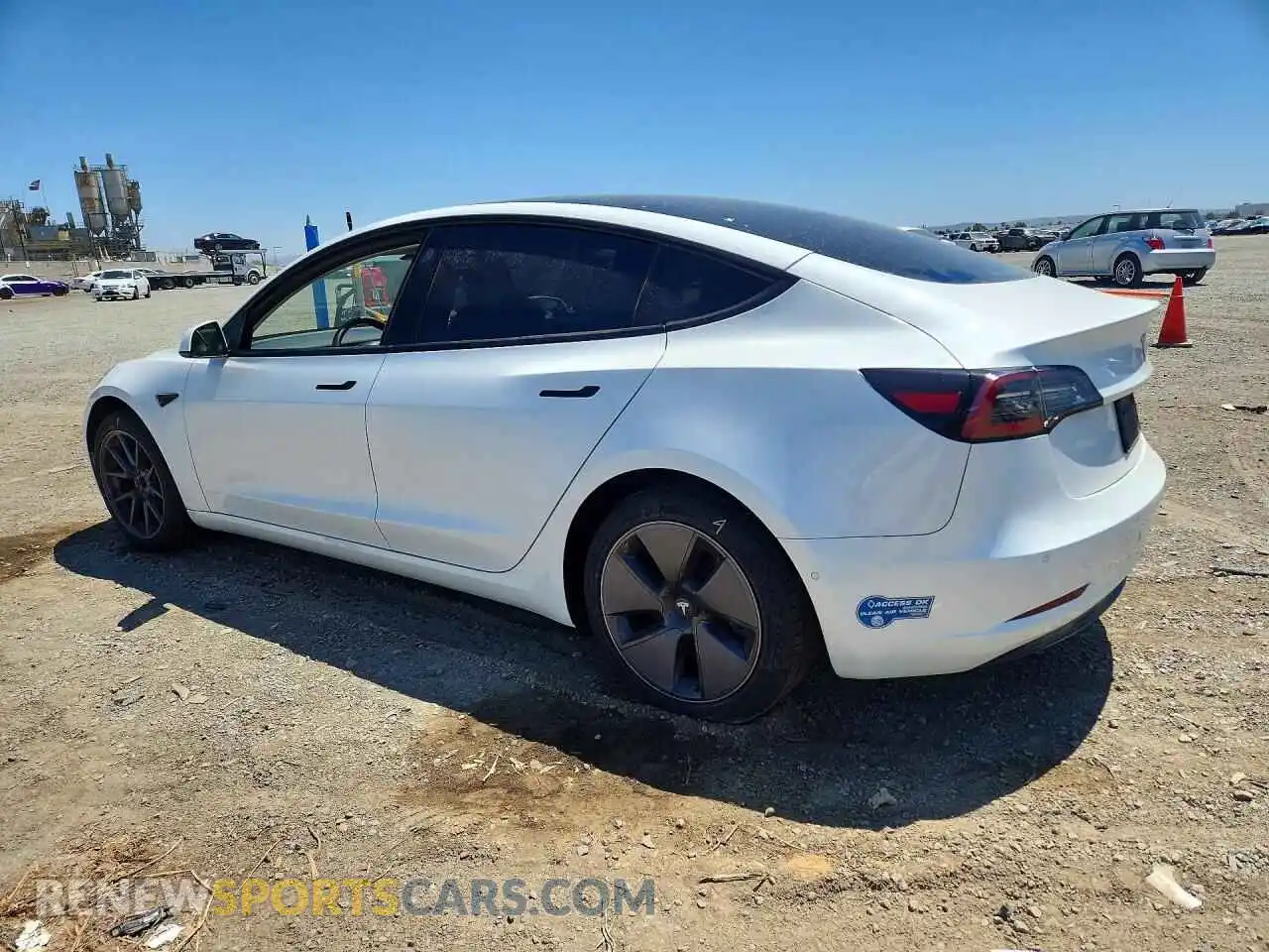 2 Фотография поврежденного автомобиля 5YJ3E1EA5MF976286 TESLA MODEL 3 2021