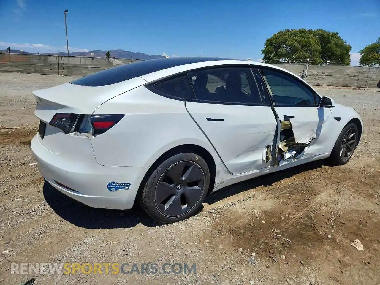 3 Фотография поврежденного автомобиля 5YJ3E1EA5MF976286 TESLA MODEL 3 2021