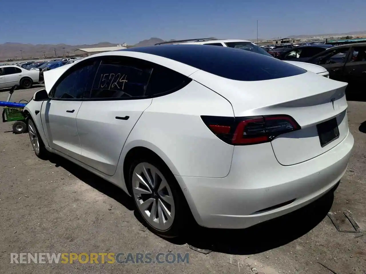 3 Photograph of a damaged car 5YJ3E1EA5MF994397 TESLA MODEL 3 2021