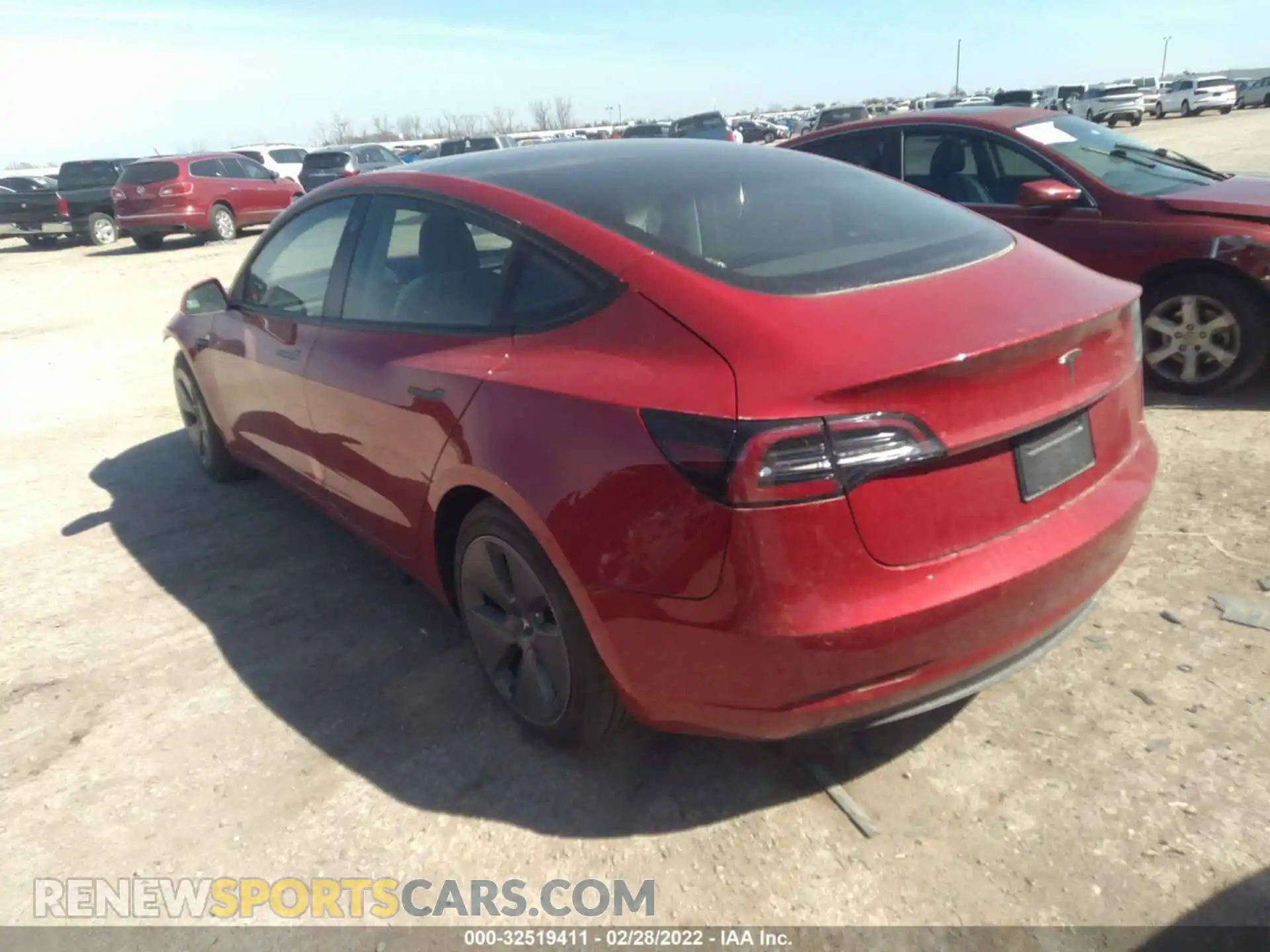 3 Photograph of a damaged car 5YJ3E1EA5MF996151 TESLA MODEL 3 2021