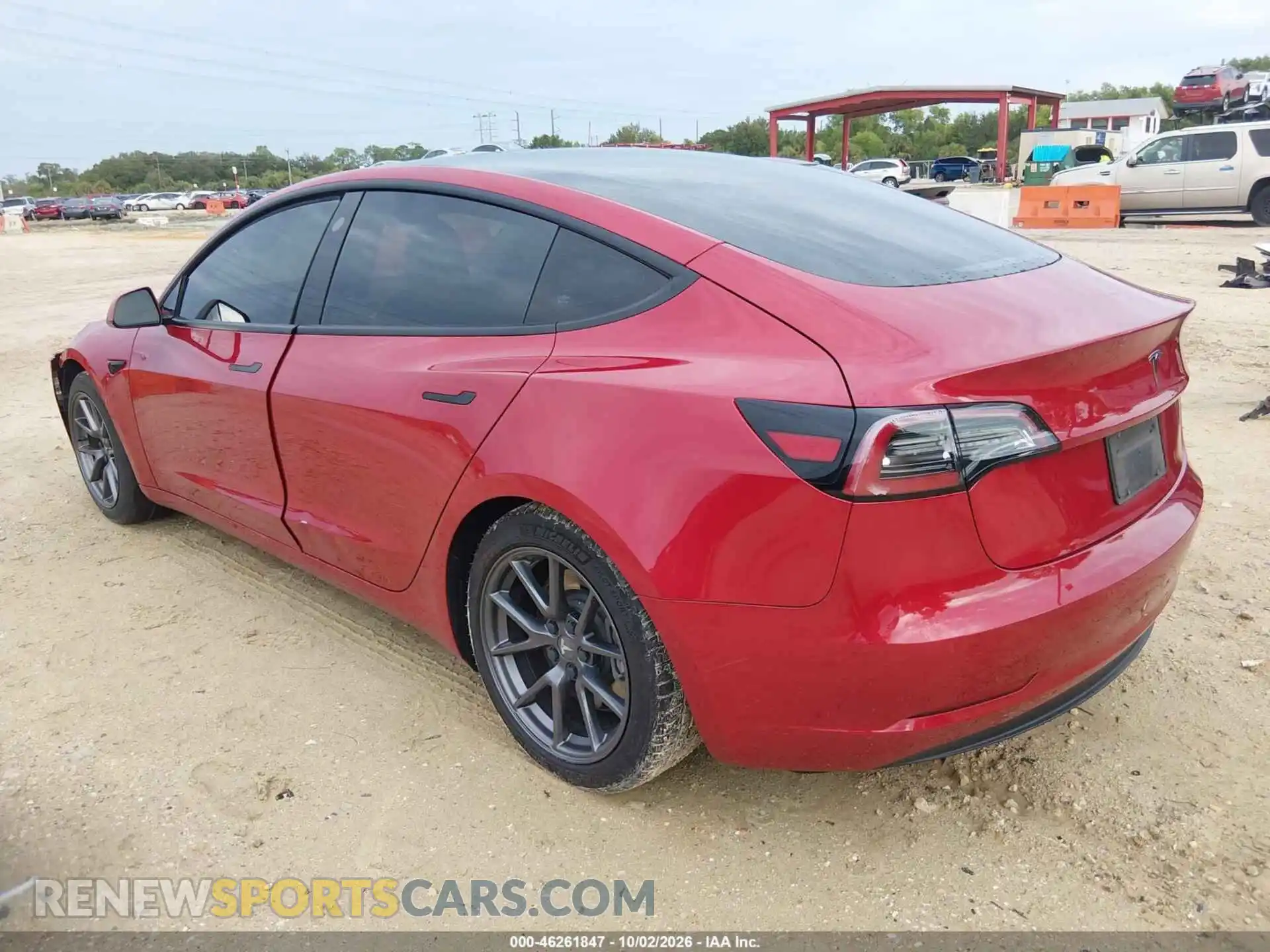 3 fotografías del automóvil dañado 5YJ3E1EA6MF026728 TESLA MODEL 3 2021