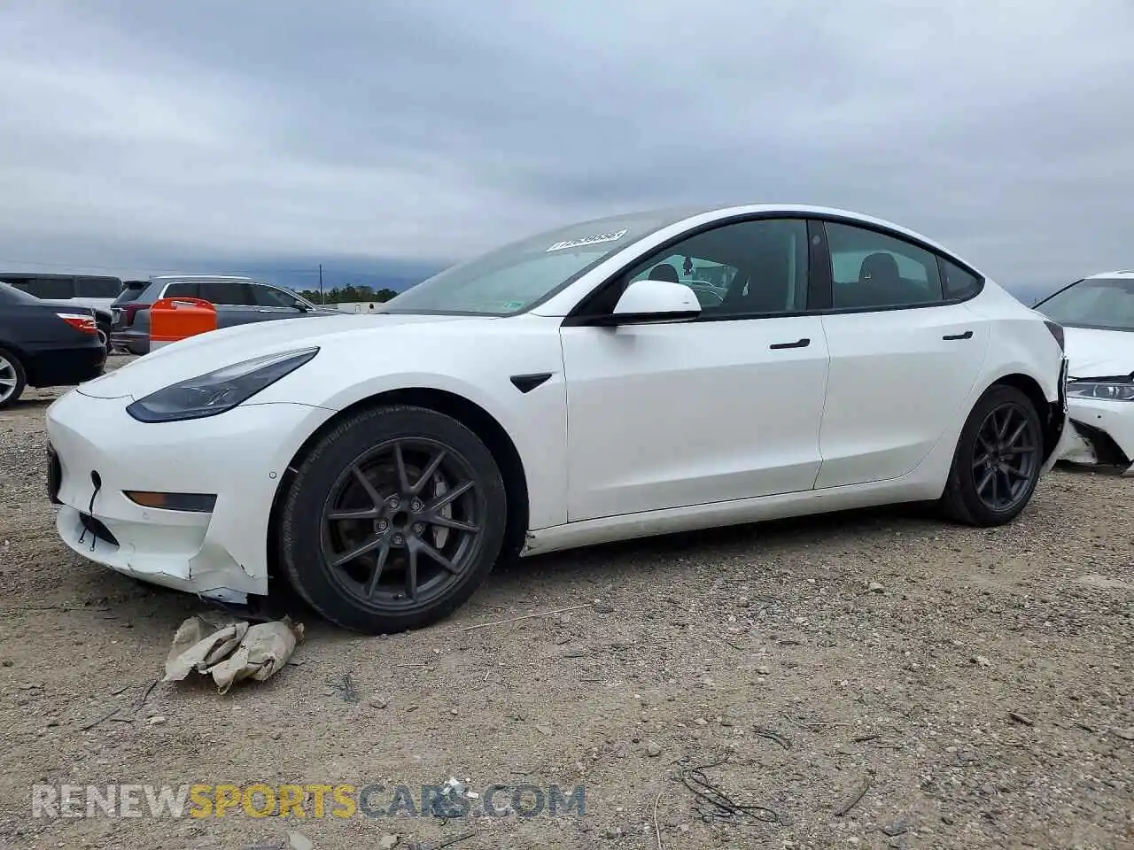 1 Фотография поврежденного автомобиля 5YJ3E1EA6MF026762 TESLA MODEL 3 2021