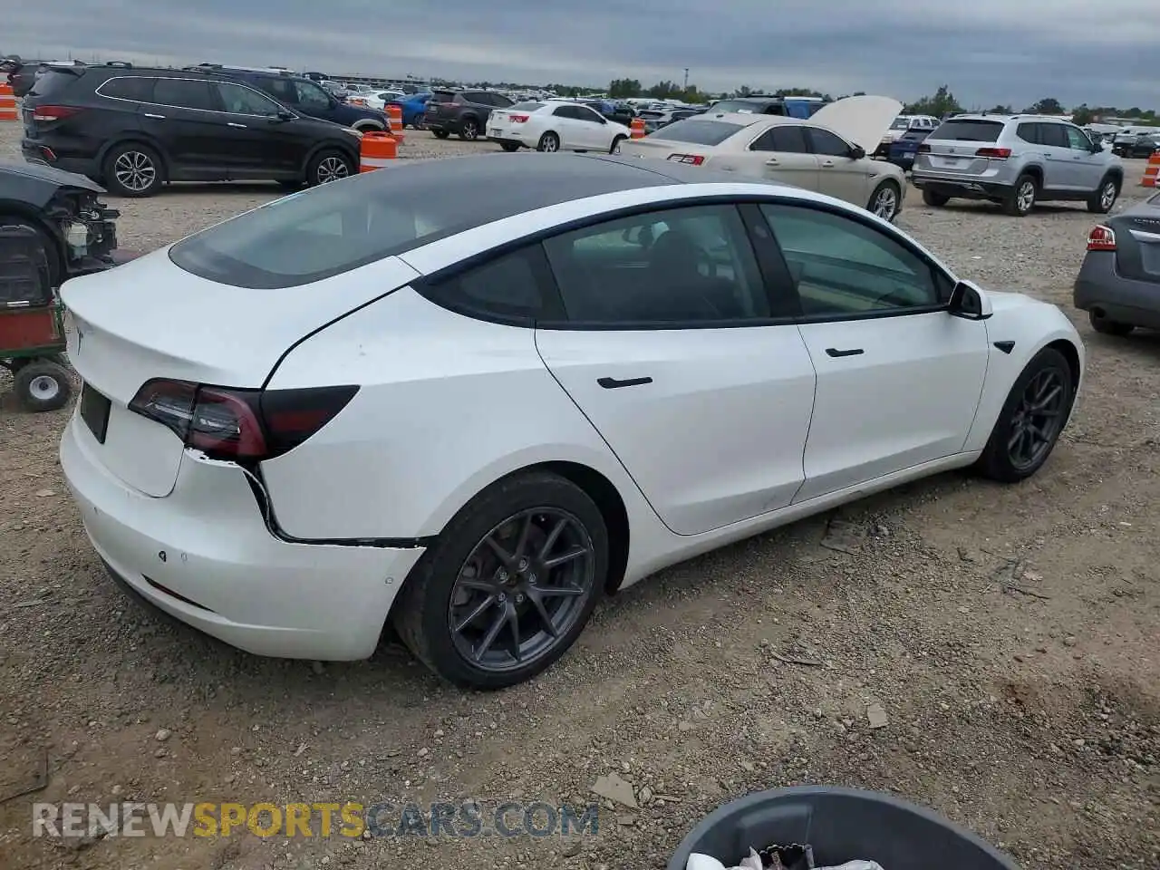3 Фотография поврежденного автомобиля 5YJ3E1EA6MF026762 TESLA MODEL 3 2021