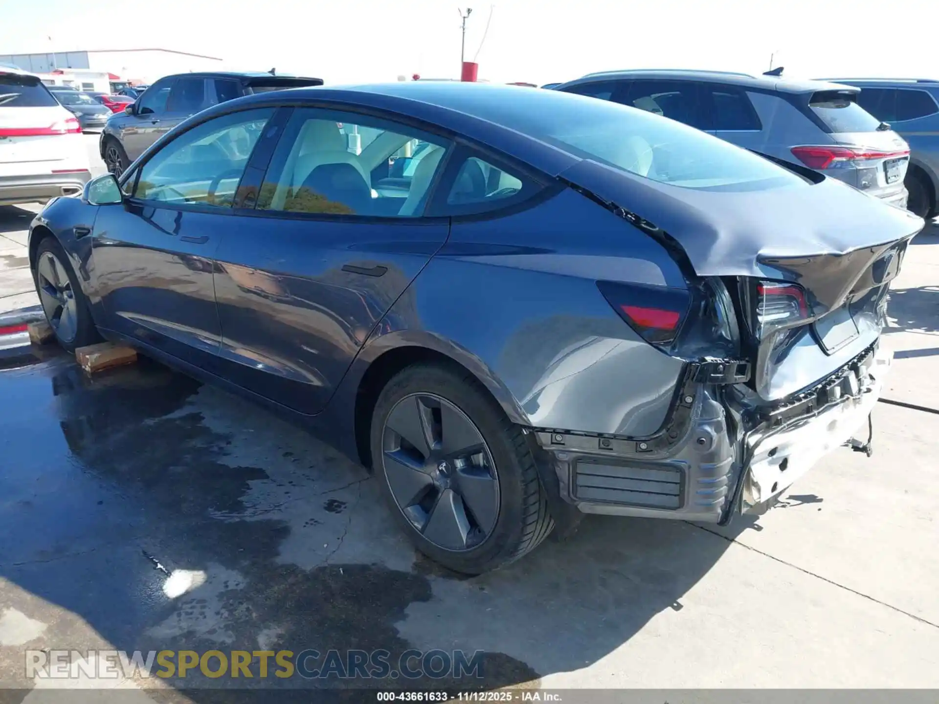 3 Photograph of a damaged car 5YJ3E1EA6MF091594 TESLA MODEL 3 2021