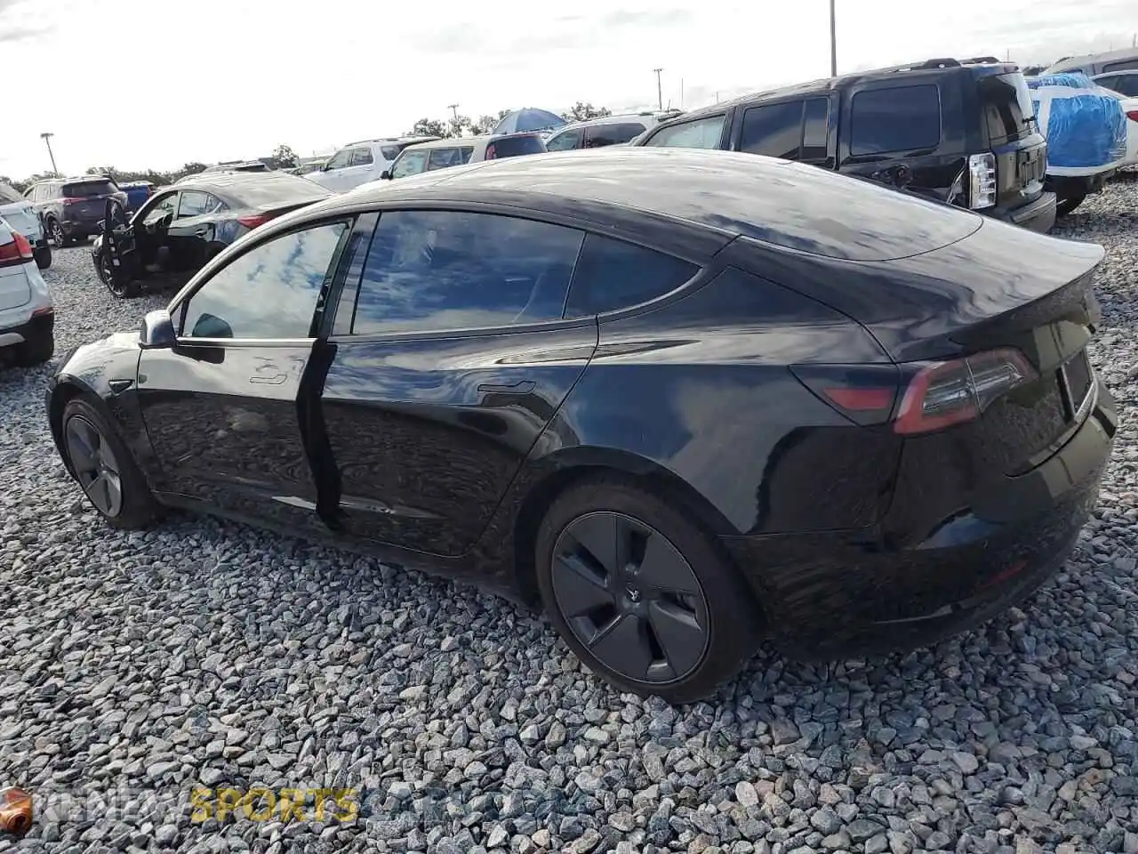 2 Photograph of a damaged car 5YJ3E1EA6MF092244 TESLA MODEL 3 2021