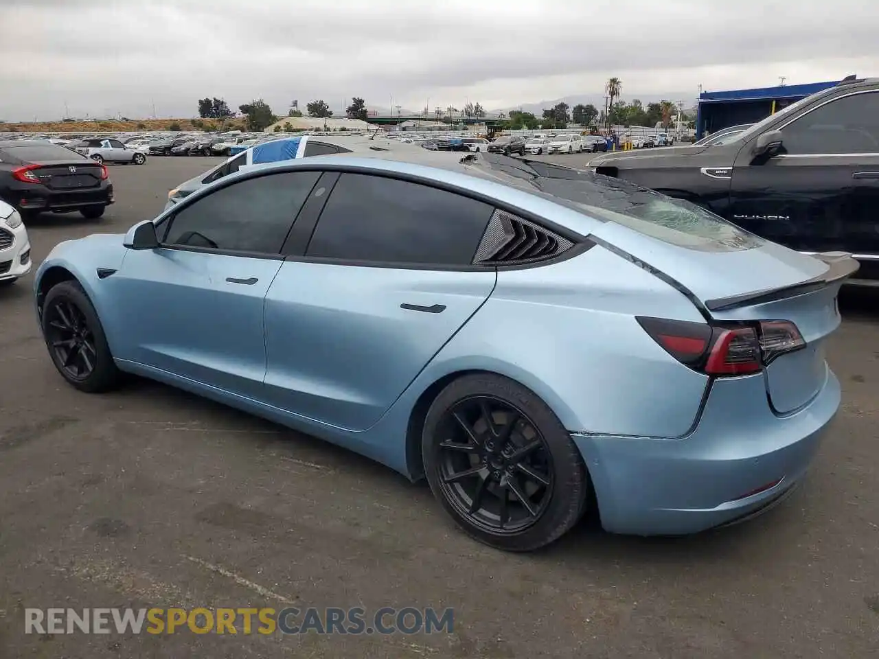 2 Фотография поврежденного автомобиля 5YJ3E1EA6MF099114 TESLA MODEL 3 2021