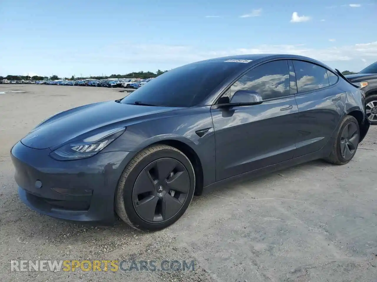 1 Photograph of a damaged car 5YJ3E1EA6MF854083 TESLA MODEL 3 2021