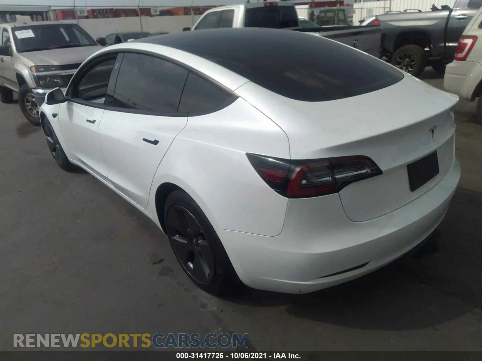 3 Фотография поврежденного автомобиля 5YJ3E1EA6MF857405 TESLA MODEL 3 2021