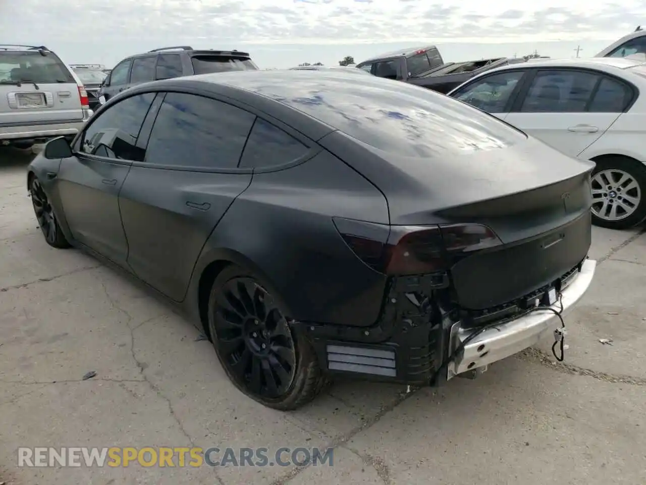 3 Photograph of a damaged car 5YJ3E1EA6MF871160 TESLA MODEL 3 2021