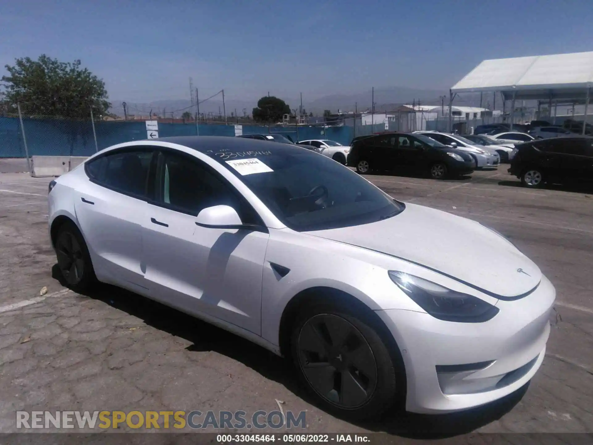 1 Photograph of a damaged car 5YJ3E1EA6MF876987 TESLA MODEL 3 2021