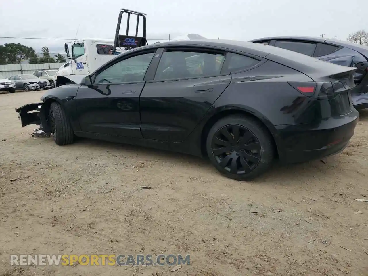 2 Photograph of a damaged car 5YJ3E1EA6MF877752 TESLA MODEL 3 2021