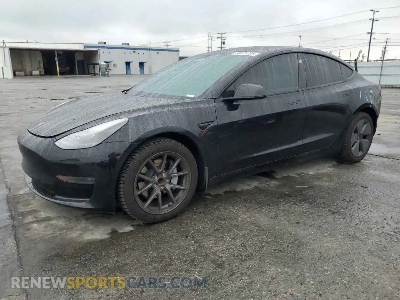 1 Photograph of a damaged car 5YJ3E1EA6MF938582 TESLA MODEL 3 2021