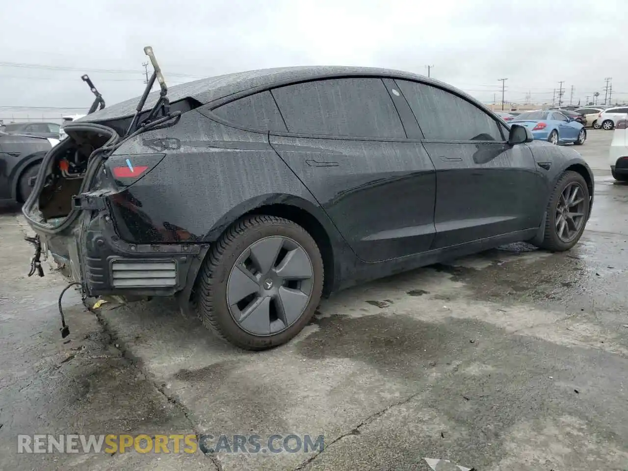 3 Photograph of a damaged car 5YJ3E1EA6MF938582 TESLA MODEL 3 2021