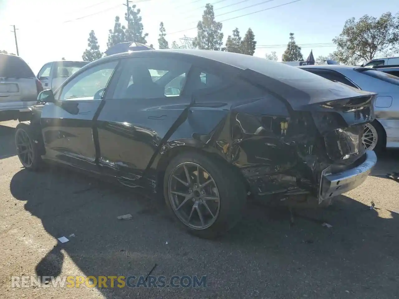 2 Photograph of a damaged car 5YJ3E1EA6MF939926 TESLA MODEL 3 2021