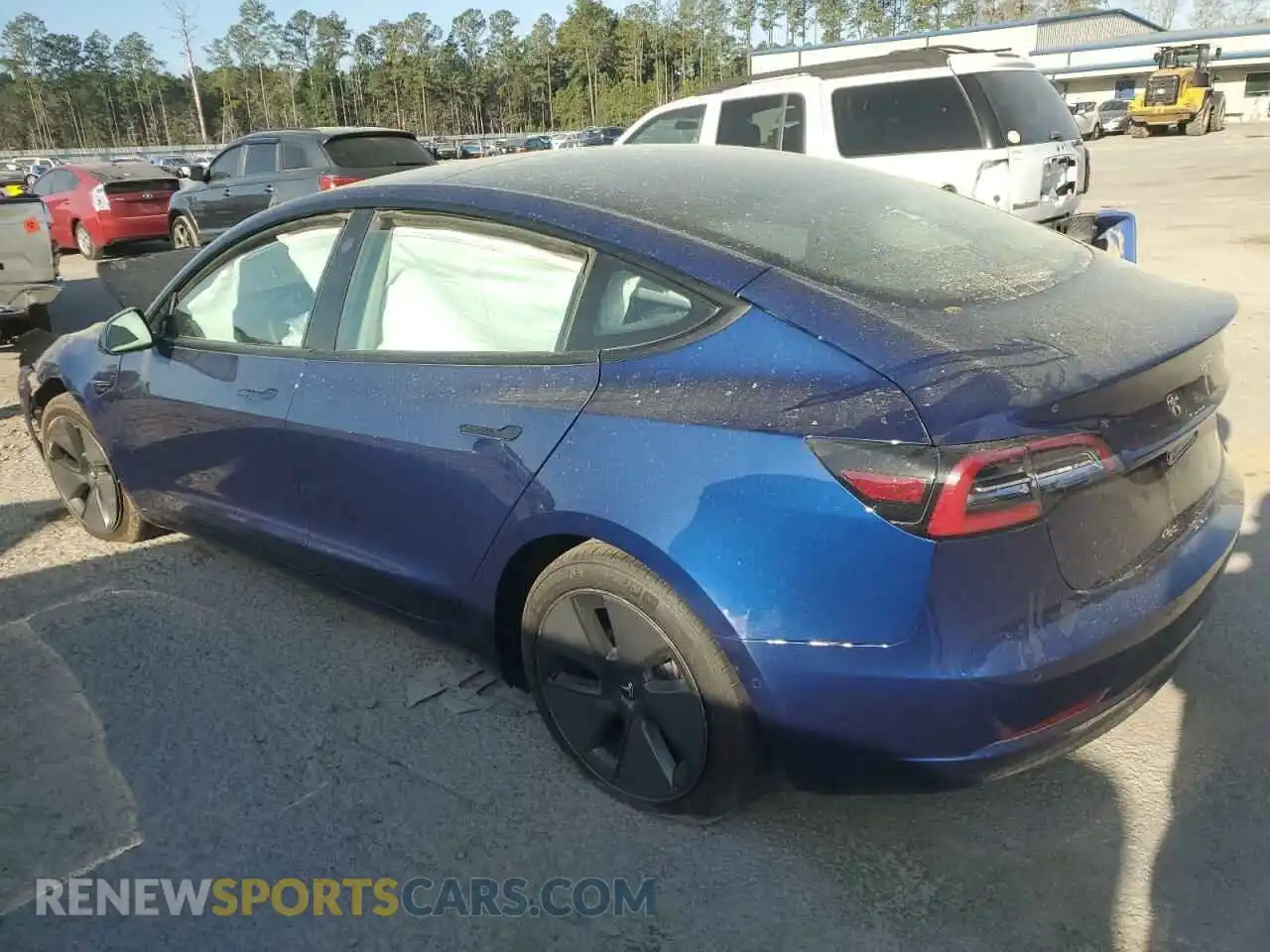 2 Photograph of a damaged car 5YJ3E1EA6MF961439 TESLA MODEL 3 2021