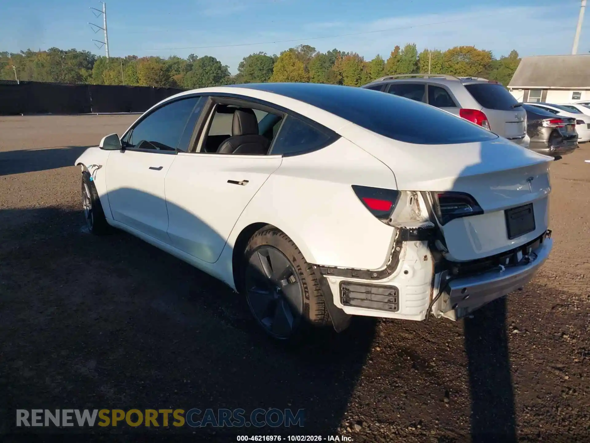 3 Photograph of a damaged car 5YJ3E1EA6MF976863 TESLA MODEL 3 2021
