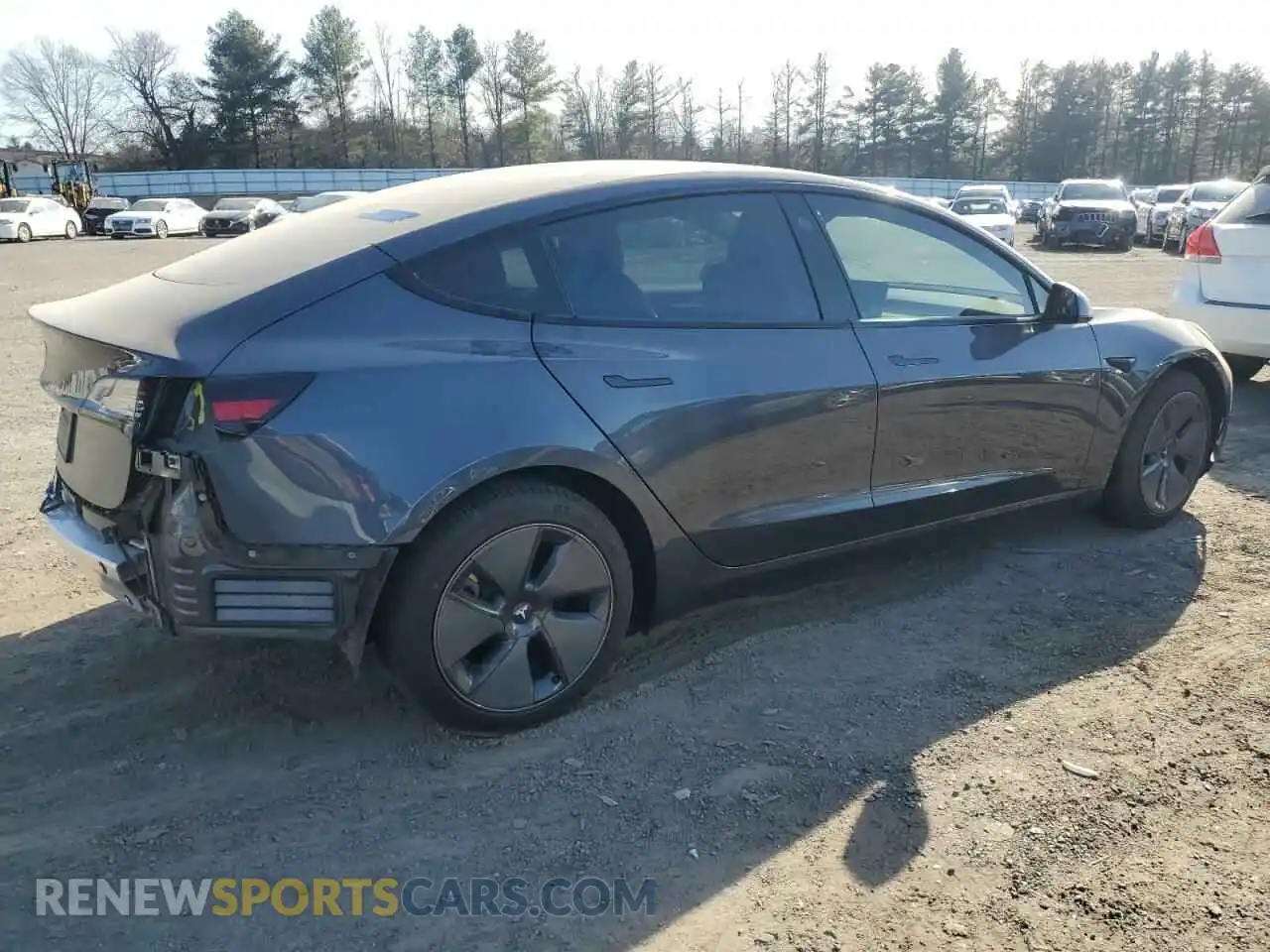 3 Photograph of a damaged car 5YJ3E1EA6MF991444 TESLA MODEL 3 2021